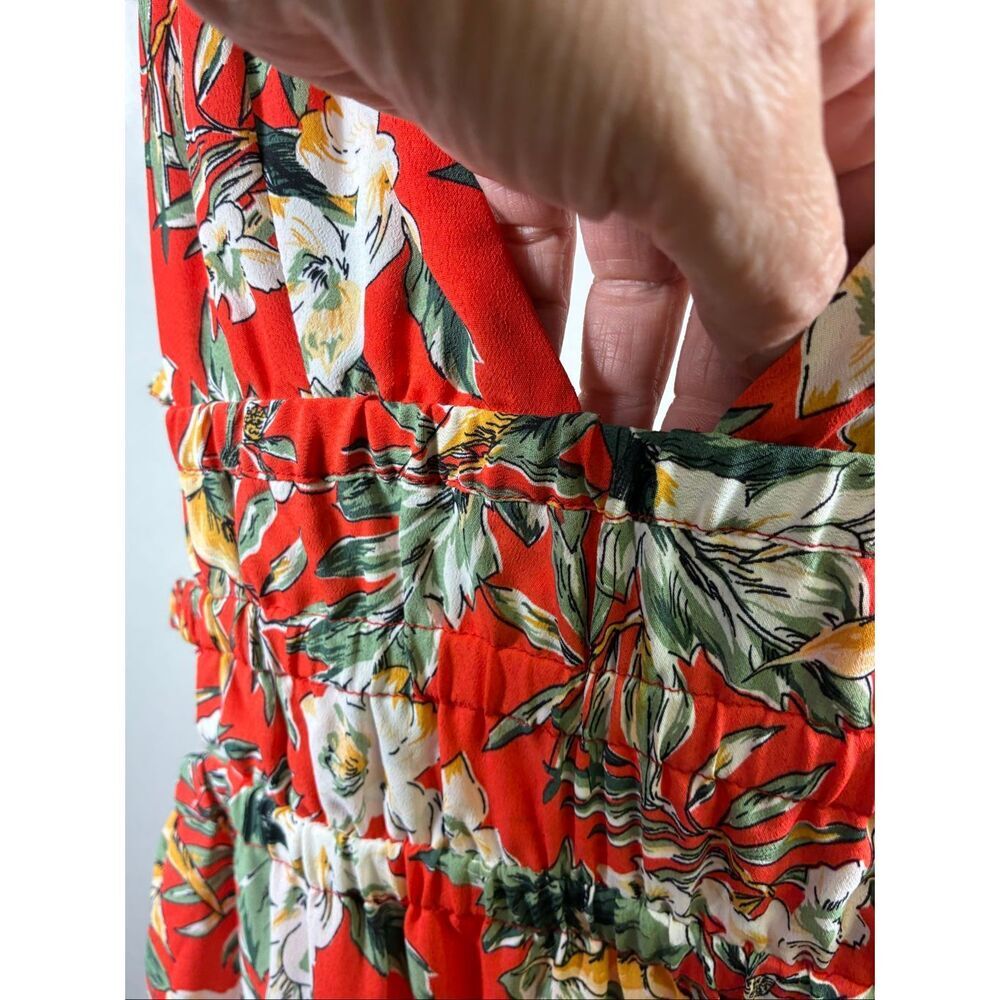 Hello Molly NWT Sweet Jacaranda Dress in Orange Floral Pattern Size 6 - Picture 7 of 10